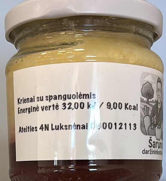 Krienai su spanguolių uogiene