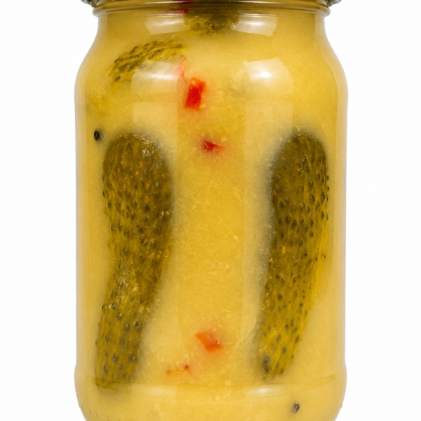 Agurkai su garstyčiomis ,medumi,paprika