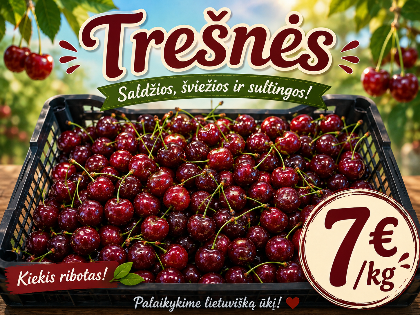 82FC69C3-E4CD-4F77-B5E8-22A3D2D0BC1E Trešnės - Image 1