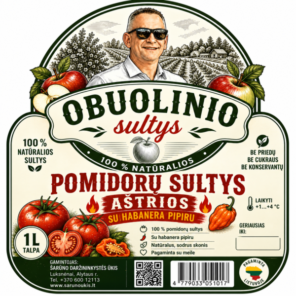 Pomidorų sultys su Habanero pipirais