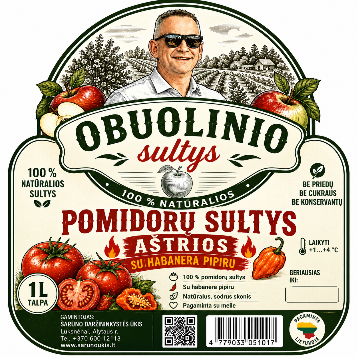 39AD7D8F-5B73-4DA3-BA9E-3BF61BB086E4 Pomidorų sultys su Habanero pipirais - Image 1
