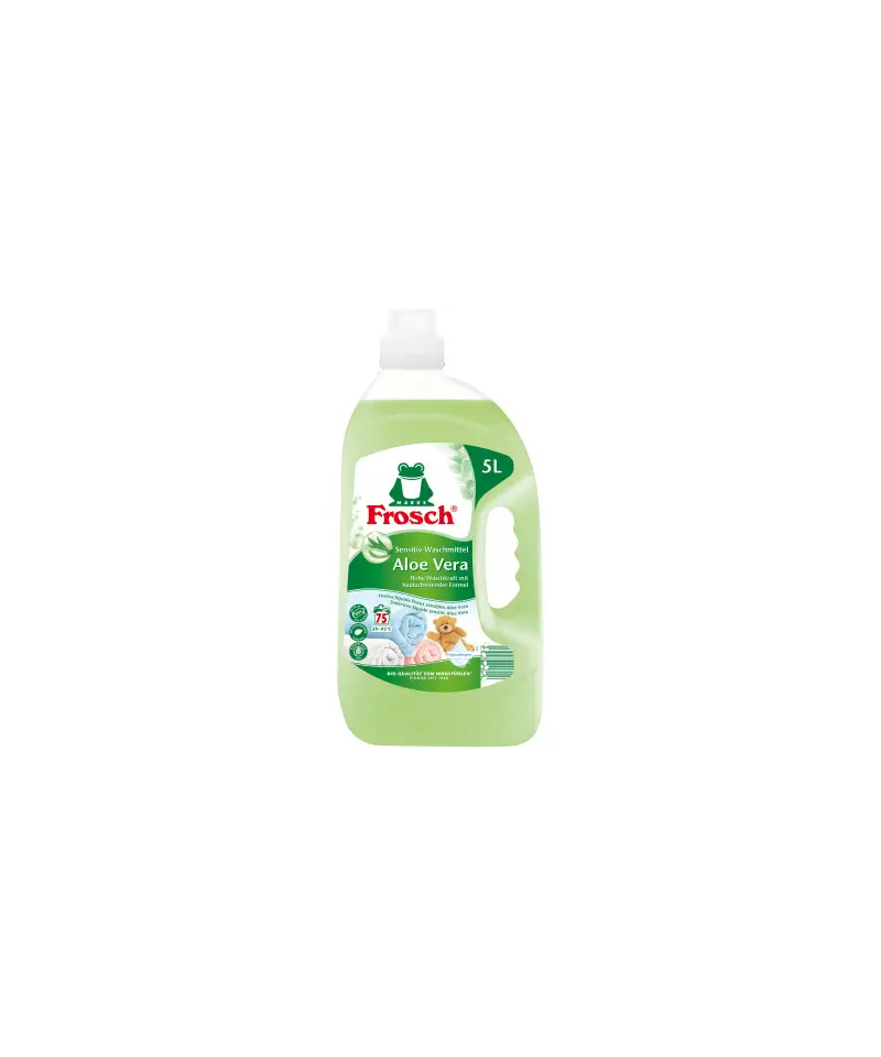 skystas-skalbiklis-frosch-sensitive-aloe-vera-5-l Skalbimo priemonė FROSCH Aloe Vera, 5L - Image 1