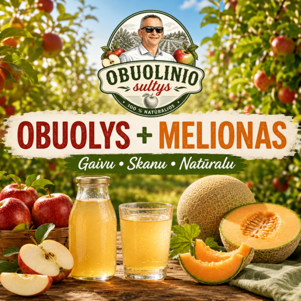 Obuolių ir melionų sultys