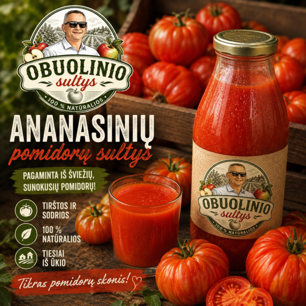 Ananasinių pomidorų sultys